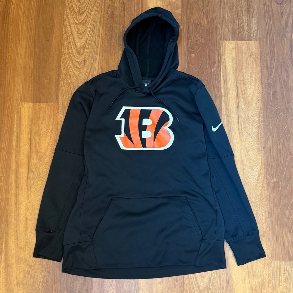 Nike Cincinnati Bengals NFL Dri-Fit Performance Hoodie Sweatshirt Men's Size XL